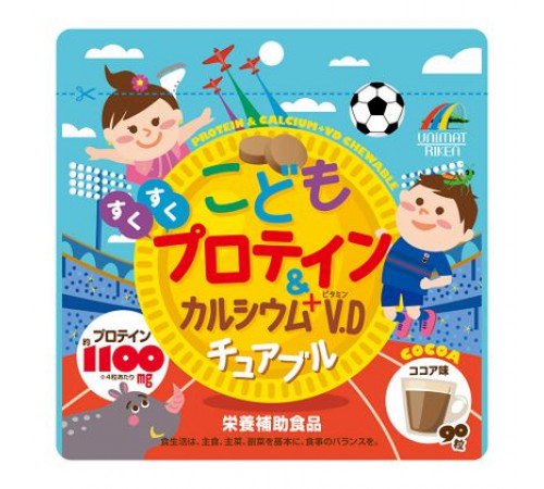 UNIMAT RIKEN Kids Protein & Calcium + V. D Драже с протеином, кальцием и витамином D UNIMAT RIKEN Kids Protein & Calcium + V. D Драже с протеином, кальцием и витамином D