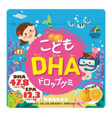 UNIMAT RIKEN Kids DHA Drop Gummy Детский мармелад от 3 лет с омега-кислотами