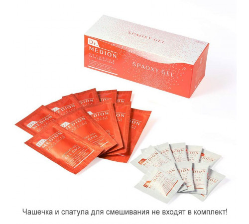 Dr. MEDION Spaoxy Gel Расслабляющая маска-джакуззи для лица, на 10 применений