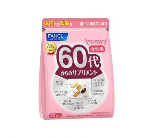 FANCL Vitamin Complex Витаминно-минеральный комплекс для возраста 60+ FANCL Vitamin Complex Витаминно-минеральный комплекс для возраста 60+