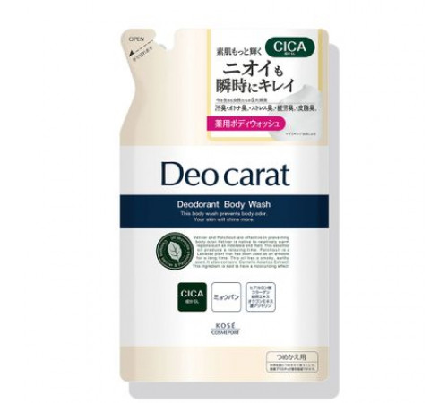 KOSE Cosmeport Deo Carat Body Wash Гель для душа против запахов тела, сменный блок KOSE Cosmeport Deo Carat Body Wash Гель для душа против запахов тела, сменный блок