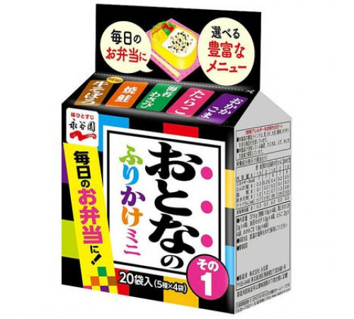 NAGATANIEN Otona no Furikake Mini Порционные приправы для риса фурикаке, ассорти NAGATANIEN Otona no Furikake Mini Порционные приправы для риса фурикаке, ассорти