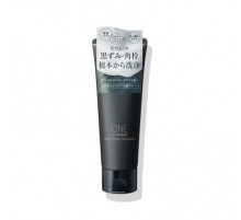 ONE BY KOSE Pore Clear Scrub Wash  Угольно-глиняная паста-скраб для пор с микросферами