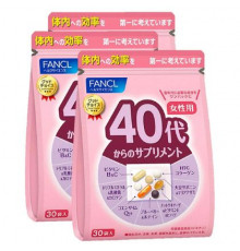 FANCL витаминно-минеральный комплекс для возраста 40+ (женский), набор из 3 упаковок