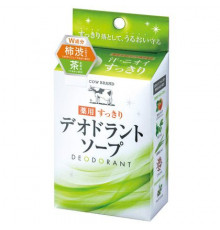 COW SOAP Deodorant Soap Мыло против запахов тела с танинами хурмы и экстрактом зелёного чая