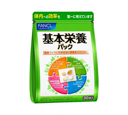 FANCL Essential Nutrition Pack Базовый витаминно-минеральный комплекс “27-в-1” FANCL Essential Nutrition Pack Базовый витаминно-минеральный комплекс “27-в-1”