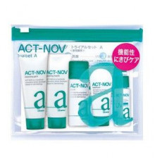 NOV AC Active trial set Набор миниатюр косметики против прыщей у взрослых.