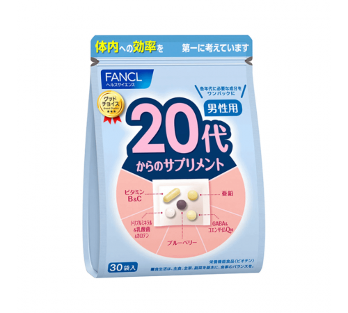 FANCL Vitamin Complex Витаминно-минеральный комплекс для возраста 20+ FANCL Vitamin Complex Витаминно-минеральный комплекс для возраста 20+