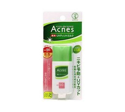 ROHTO Acnes UV Tinted Milk SPF 50 Санскрин для жирной и проблемной кожи ROHTO Acnes UV Tinted Milk SPF 50 Санскрин для жирной и проблемной кожи