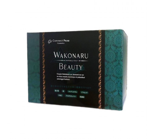 WAKONARU Beauty Aojiru Обогащенное аодзиру для кожи и фигуры WAKONARU Beauty Aojiru Обогащенное аодзиру для кожи и фигуры