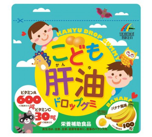 UNIMAT RIKEN Kids Kanyu Drop Gummy Детский мармелад с витаминами B, D, C, A UNIMAT RIKEN Kids Kanyu Drop Gummy Детский мармелад с витаминами B, D, C, A